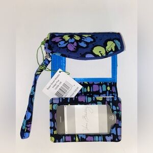 Vera Bradley Multicolor Floral Phone Wristlet